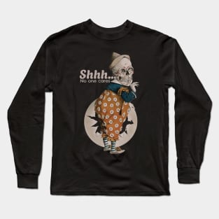 Vintage Skeleton Quiet Please Long Sleeve T-Shirt